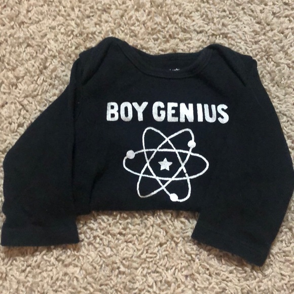Set of four long sleeve 6 month onesies - Picture 4 of 9